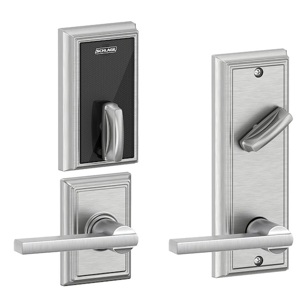 Grade 2 Electric Deadbolt Lock, Includes Touchless, Bluetooth Smart Reader, Keyless, No Cylinder Ove